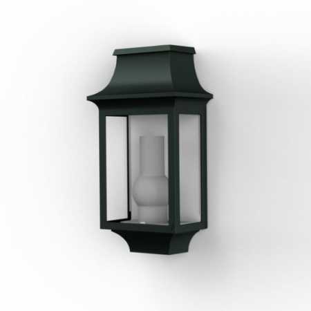 antike Wandlampe außen